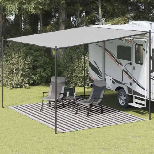 Tepih za šator 300 x 400 cm antracit-bijeli - Antracit i bijela 300 x 400 cm 1 Cijena