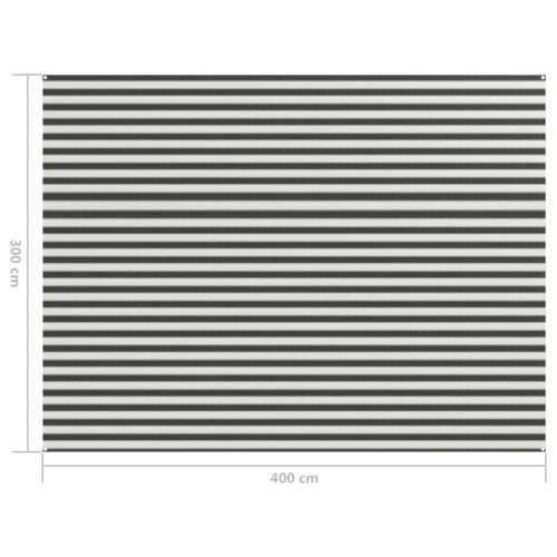 Tepih za šator 300 x 400 cm antracit-bijeli - Antracit i bijela 300 x 400 cm 1 Cijena