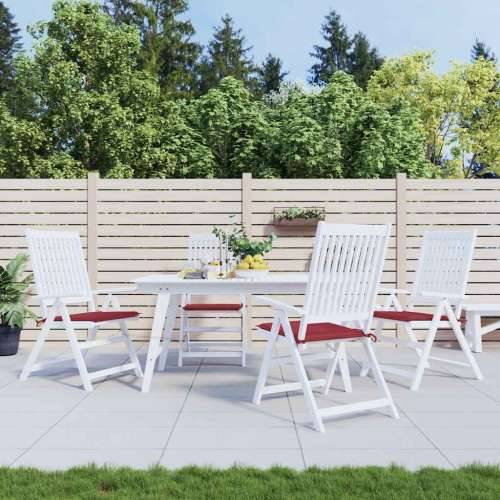 Jastuci za vrtne stolice 4 kom boja vina 40x40x4 cm od tkanine - boja crnog vina 40 x 40 x 3 cm 4 Cijena
