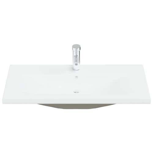 Ugradbeni Lavabo - Umivaonik sa slavinom 91x39x18 cm keramički bijeli - 91 x 39 x 18 cm Cijena