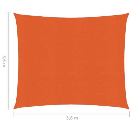 Jedro za zaštitu od sunca 160 g/m² narančasto 3,6 x 3,6 m HDPE Cijena