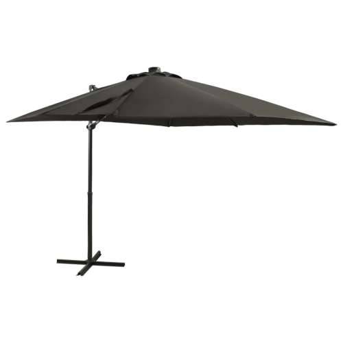 Konzolni vrtni suncobran sa stupom LED 250 cm antracit - Antracit 250 cm 1 Cijena