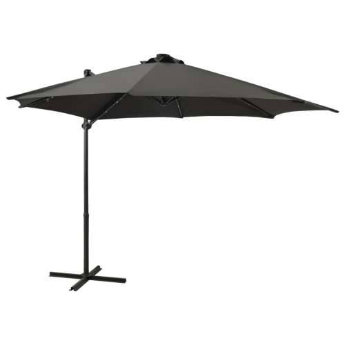 Konzolni vrtni suncobran sa stupom LED 300 cm antracit - Antracit 300 cm 1 Cijena