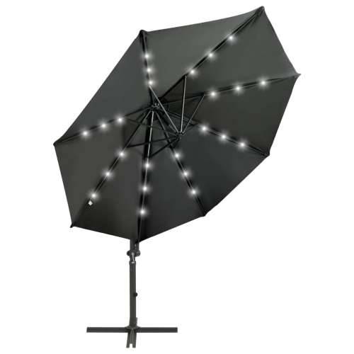 Konzolni vrtni suncobran sa stupom LED 300 cm antracit - Antracit 300 cm 1 Cijena