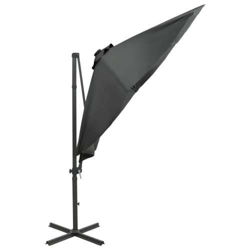 Konzolni vrtni suncobran sa stupom LED 300 cm antracit - Antracit 300 cm 1 Cijena