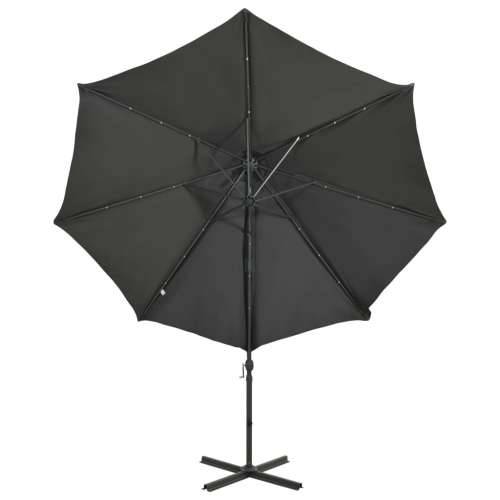 Konzolni vrtni suncobran sa stupom LED 300 cm antracit - Antracit 300 cm 1 Cijena