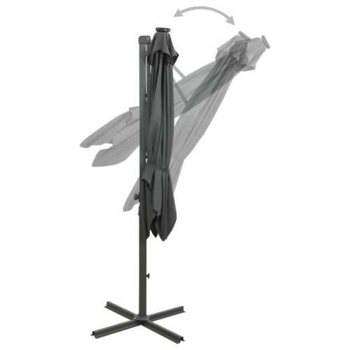 Konzolni vrtni suncobran sa stupom LED 300 cm antracit - Antracit 300 cm 1 Cijena