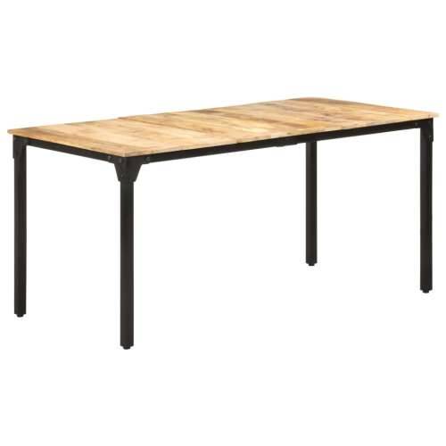 Blagovaonski stol 160 x 80 x 76 cm od grubog drva manga - 160 x 80 x 76 cm 1 Cijena