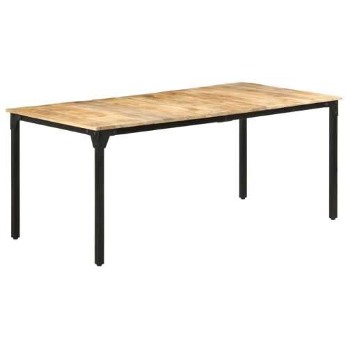 Blagovaonski stol 180 x 90 x 76 cm od grubog drva manga - 180 x 90 x 76 cm 1 Cijena