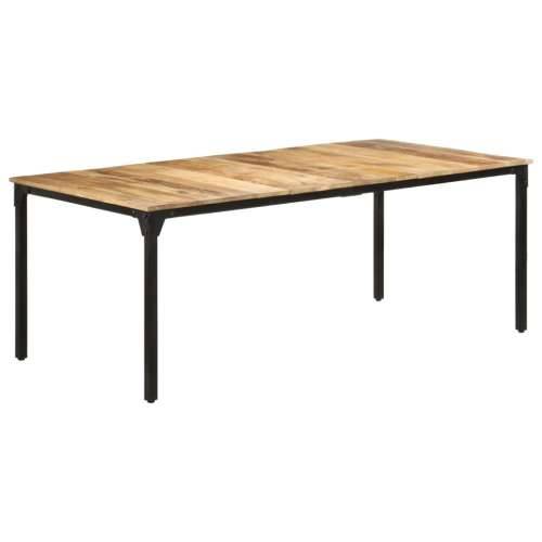 Blagovaonski stol 200 x 100 x 76 cm od grubog drva manga - 200 x 100 x 76 cm 1 Cijena