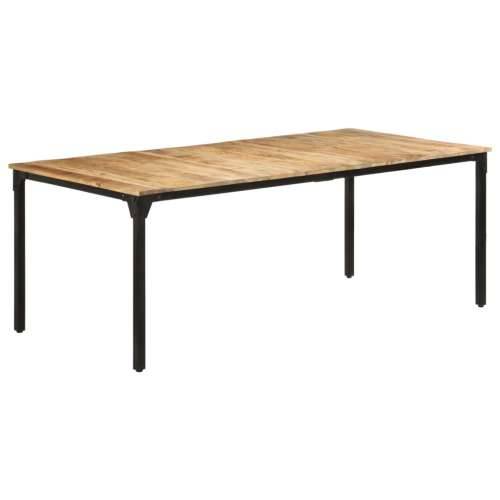 Blagovaonski stol 200 x 100 x 76 cm od grubog drva manga - 200 x 100 x 76 cm 1 Cijena