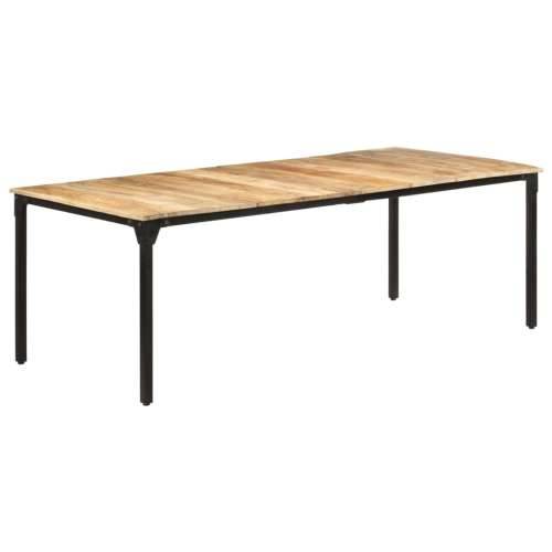 Blagovaonski stol 220 x 100 x 76 cm od grubog drva manga - 220 x 100 x 76 cm 1 Cijena