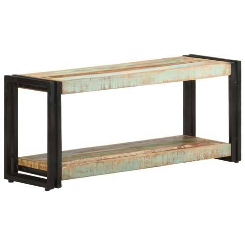 TV ormarić 90 x 30 x 40 cm od masivnog obnovljenog drva - Crna 1 90 cm masivno obnovljeno drvo Cijena