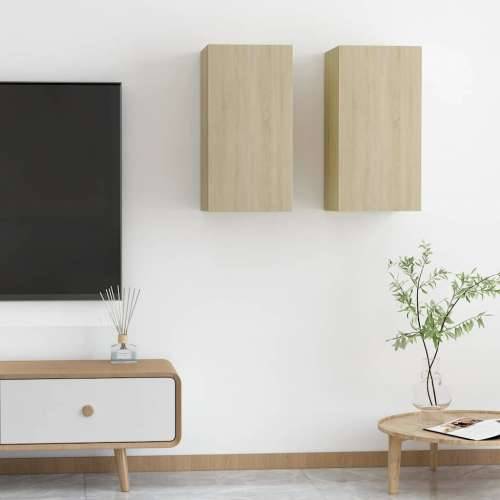 TV ormarići 2 kom boja hrasta 30,5x30x60 cm konstruirano drvo - sonoma hrast 2 60 cm Cijena