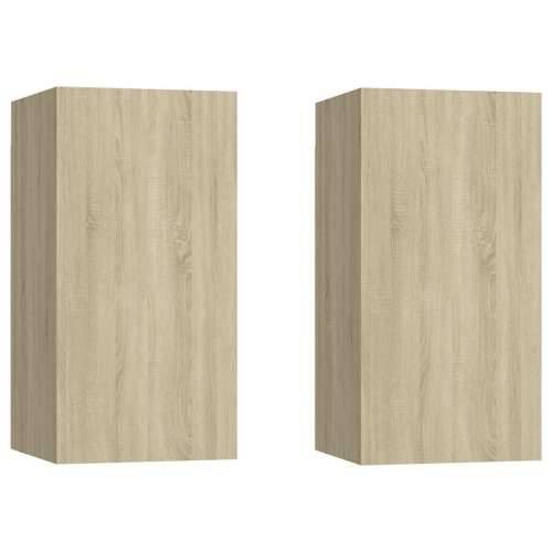 TV ormarići 2 kom boja hrasta 30,5x30x60 cm konstruirano drvo - sonoma hrast 2 60 cm Cijena