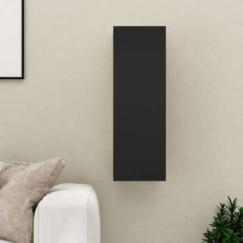 TV ormarić crni 30,5 x 30 x 90 cm od konstruiranog drva - Crna 1 90 cm Cijena