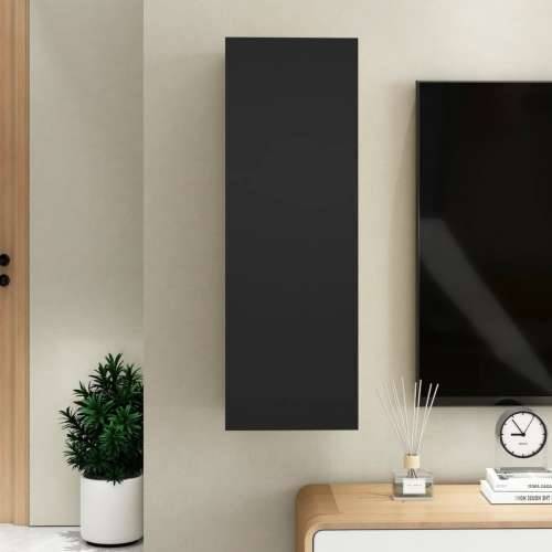 TV ormarić crni 30,5 x 30 x 90 cm od konstruiranog drva - Crna 1 90 cm Cijena