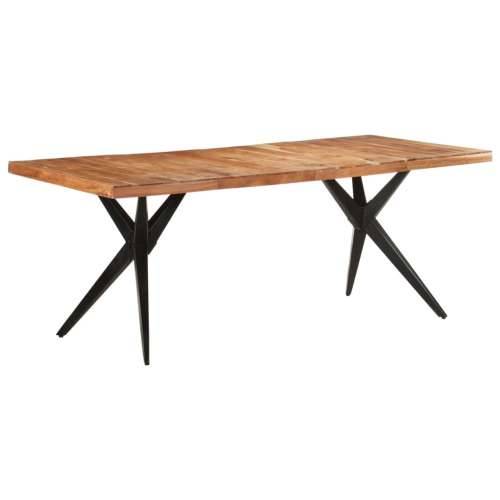 Blagovaonski stol 200 x 90 x 76 cm od masivnog drva bagrema - Izbijeljeno 200 x 90 x 76 cm 1 Masivno bagremovo drvo Cijena