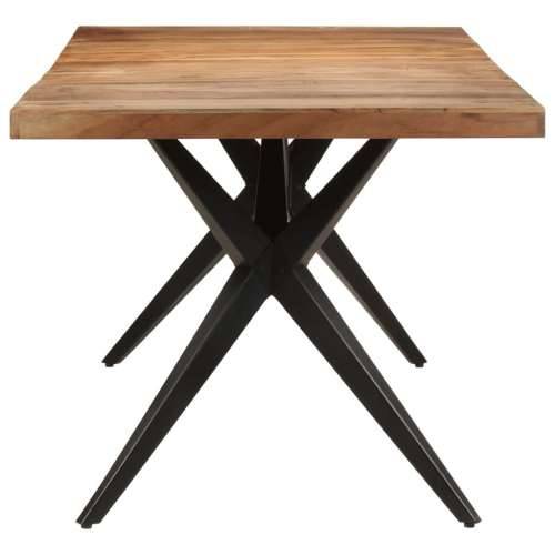 Blagovaonski stol 200 x 90 x 76 cm od masivnog drva bagrema - Izbijeljeno 200 x 90 x 76 cm 1 Masivno bagremovo drvo Cijena