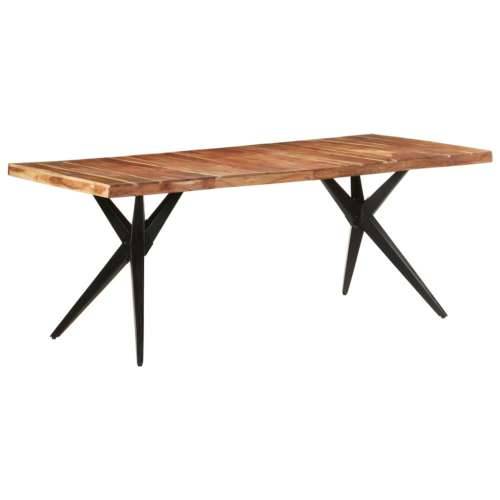 Blagovaonski stol 200 x 90 x 76 cm od masivnog drva bagrema - Izbijeljeno 200 x 90 x 76 cm 1 Masivno bagremovo drvo Cijena