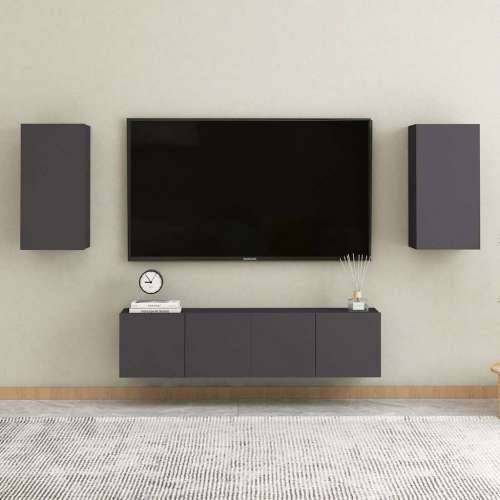 TV ormarići 2 kom sivi 30,5 x 30 x 60 cm konstruirano drvo - Siva 2 60 cm Cijena