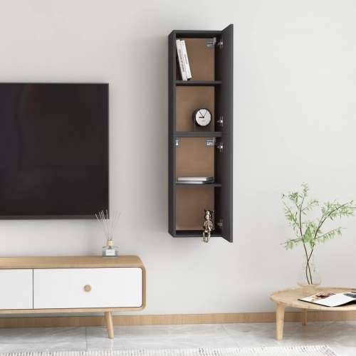 TV ormarići 2 kom sivi 30,5 x 30 x 60 cm konstruirano drvo - Siva 2 60 cm Cijena