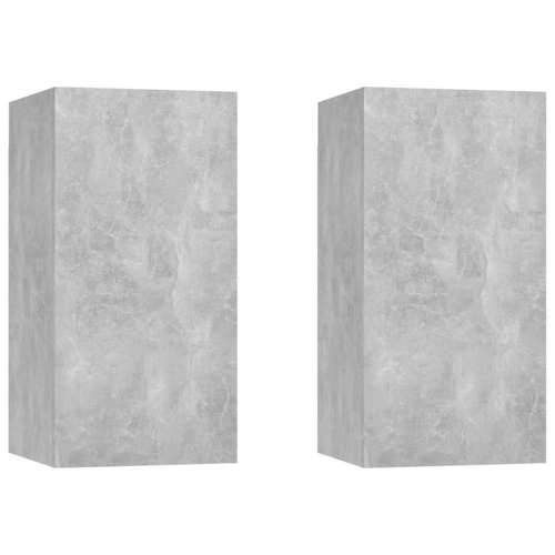 TV ormarići 2 kom boja betona 30,5x30x60 cm konstruirano drvo - Beton siva 2 60 cm Cijena