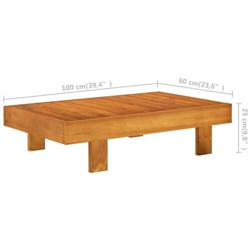 2-dijelna vrtna garnitura s krem bijelim jastucima drvo bagrema - Krema 1 corner sofa + table Cijena