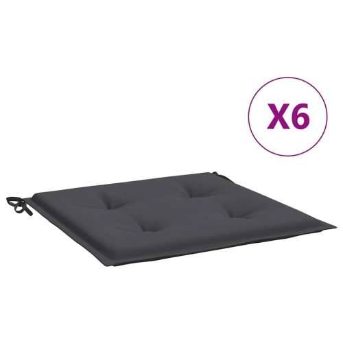 Jastuci za vrtne stolice 6 kom antracit 40x40x4 cm od tkanine - Antracit 40 x 40 x 3 cm 6 Cijena