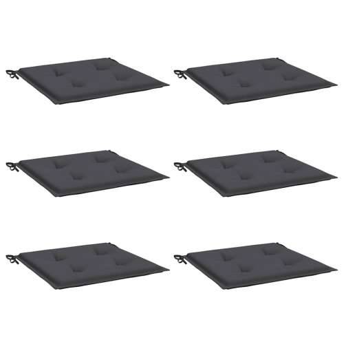 Jastuci za vrtne stolice 6 kom antracit 40x40x4 cm od tkanine - Antracit 40 x 40 x 3 cm 6 Cijena
