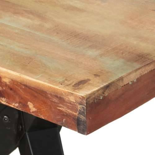 Blagovaonski stol 180 x 90 x 76 cm masivno obnovljeno drvo  - Šareni 180 x 90 x 76 cm 1 masivno obnovljeno drvo Cijena
