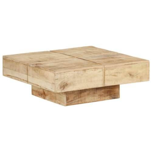 Stolić za kavu 80 x 80 x 28 cm od masivnog drva manga - 80 x 80 x 28 cm 1 masivno drvo manga Cijena