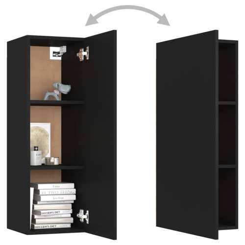 TV ormarići 2 kom crni 30,5 x 30 x 90 cm konstruirano drvo Crna 2 90 cm Cijena