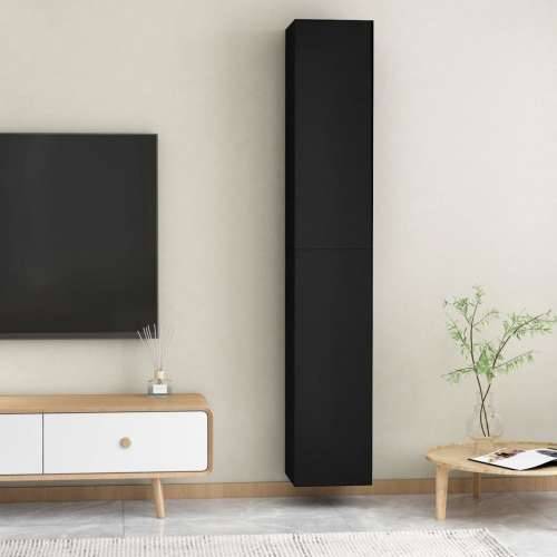 TV ormarići 2 kom crni 30,5 x 30 x 90 cm konstruirano drvo Crna 2 90 cm Cijena