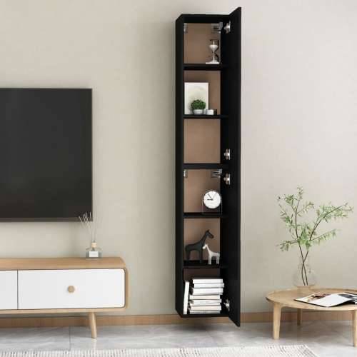 TV ormarići 2 kom crni 30,5 x 30 x 90 cm konstruirano drvo Crna 2 90 cm Cijena