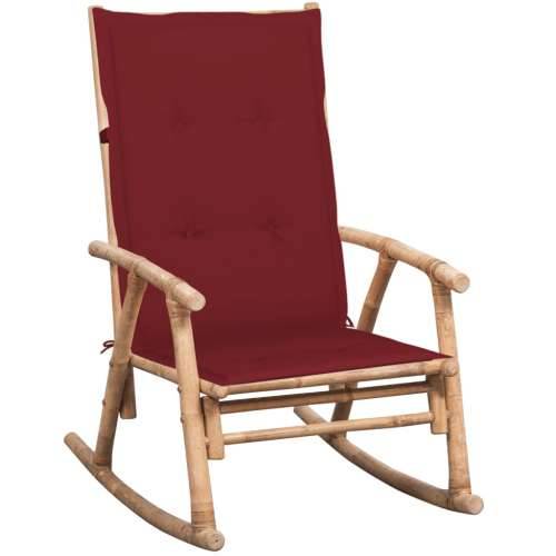 Stolica za ljuljanje od bambusa s jastukom Cijena
