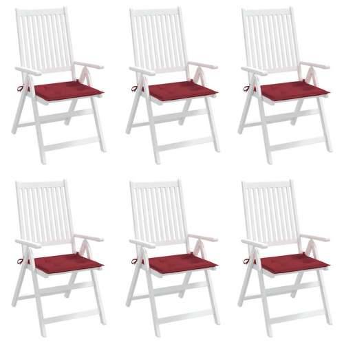 Jastuci za vrtne stolice 6 kom boja vina 40x40x4 cm od tkanine - boja crnog vina 40 x 40 x 3 cm 6 Cijena