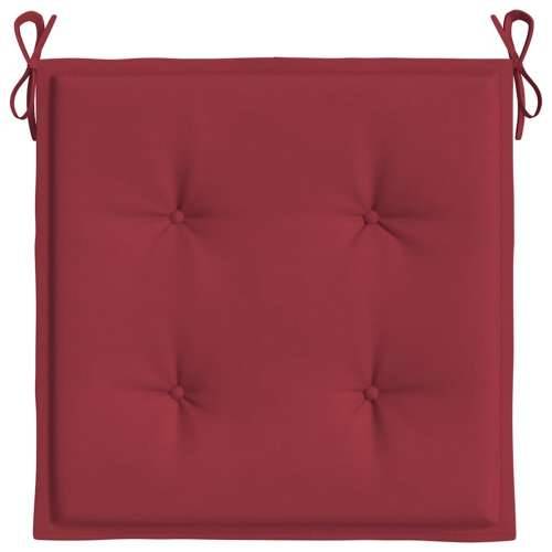 Jastuci za vrtne stolice 6 kom boja vina 40x40x4 cm od tkanine - boja crnog vina 40 x 40 x 3 cm 6 Cijena