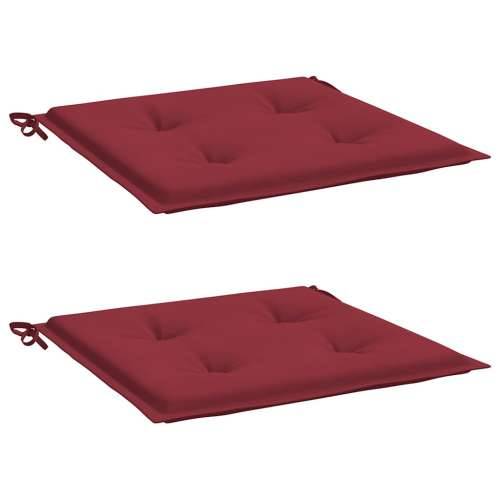 Jastuci za vrtne stolice 2 kom boja vina 50x50x4 cm od tkanine - boja crnog vina 50 x 50 x 3 cm 2 Cijena