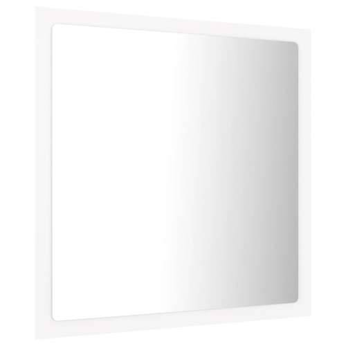 LED kupaonsko ogledalo bijelo 40 x 8,5 x 37 cm akrilno Cijena