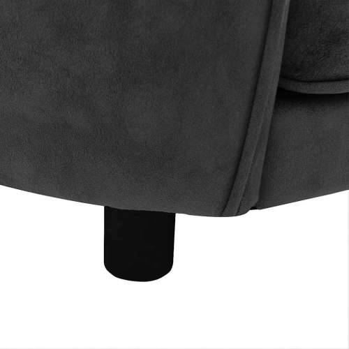 Sofa za pse tamnosiva 69 x 49 x 40 cm plišana - Tamno siva Cijena