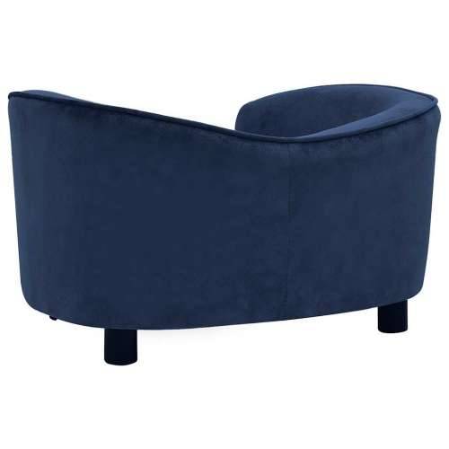 Sofa za pse plava 69 x 49 x 40 cm plišana - Plava Cijena