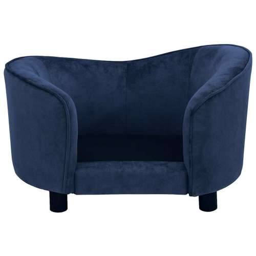 Sofa za pse plava 69 x 49 x 40 cm plišana - Plava Cijena