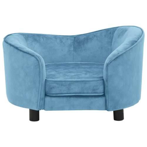Sofa za pse tirkizna 69 x 49 x 40 cm plišana - Tirkizna Cijena