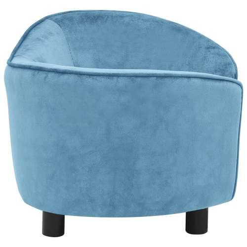Sofa za pse tirkizna 69 x 49 x 40 cm plišana - Tirkizna Cijena