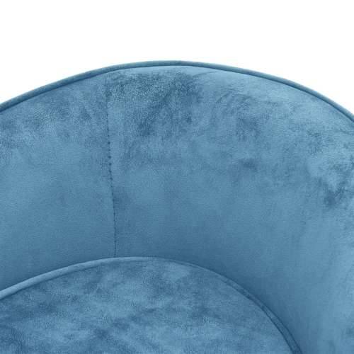 Sofa za pse tirkizna 69 x 49 x 40 cm plišana - Tirkizna Cijena