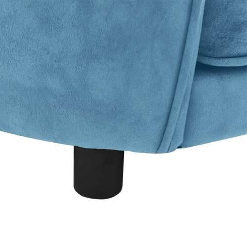 Sofa za pse tirkizna 69 x 49 x 40 cm plišana - Tirkizna Cijena