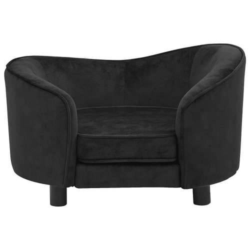 Sofa za pse crna 69 x 49 x 40 cm plišana - Crna Cijena