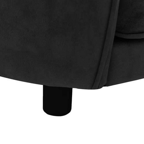 Sofa za pse crna 69 x 49 x 40 cm plišana - Crna Cijena