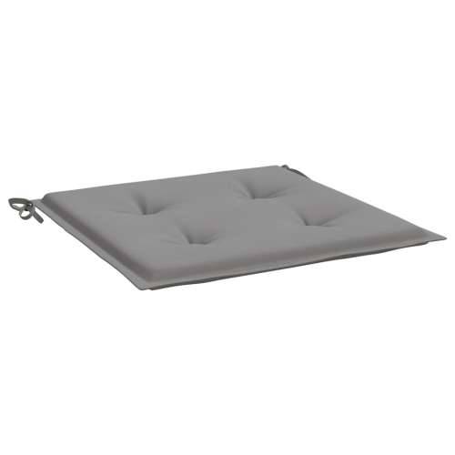 Jastuci za vrtne stolice 6 kom sivi 40x40x4 cm od tkanine - Siva 40 x 40 x 3 cm 6 Cijena